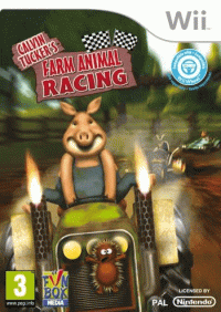 Calvin Tucker's: Farm Animals Racing PAL Wii PAL box art